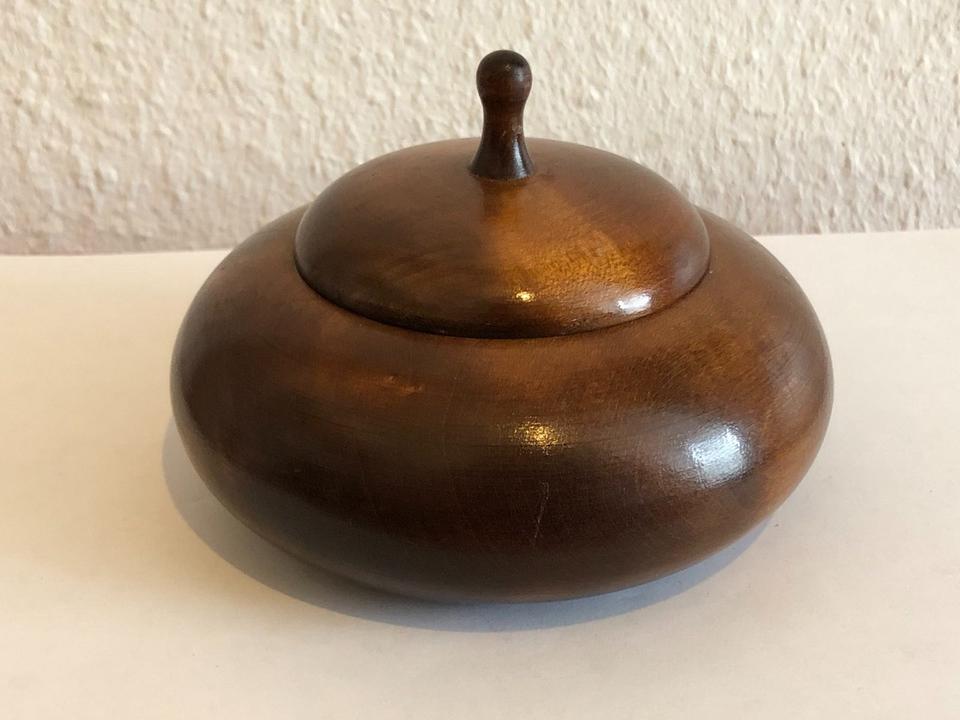 Holzschale vintage dunkel Holz Schmuck Dekoration in Mannheim