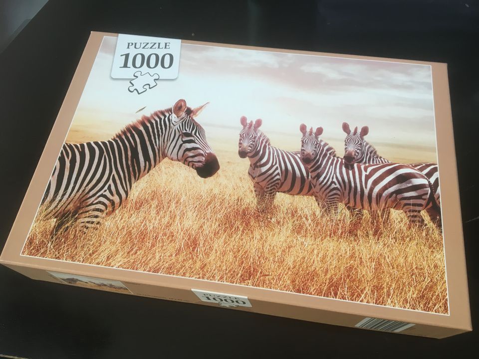 Puzzle Zebras / Wildlife, 1000 Teile - wie neu! in Erlangen