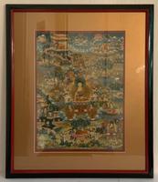 Altes Thangka, Buddhas Leben, top Zustand Nordrhein-Westfalen - Krefeld Vorschau