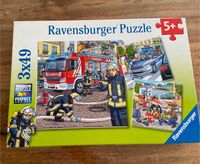 Ravensburger Puzzle Feuerwehr Helfer in der Not 3x49 Bayern - Baierbach Vorschau