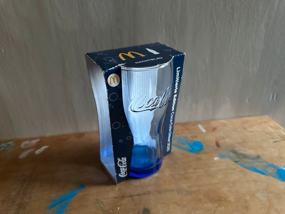 Mcdonalds Coca Cola Glas Limited Edition Blau 2020 inkl. Versand in Bielefeld