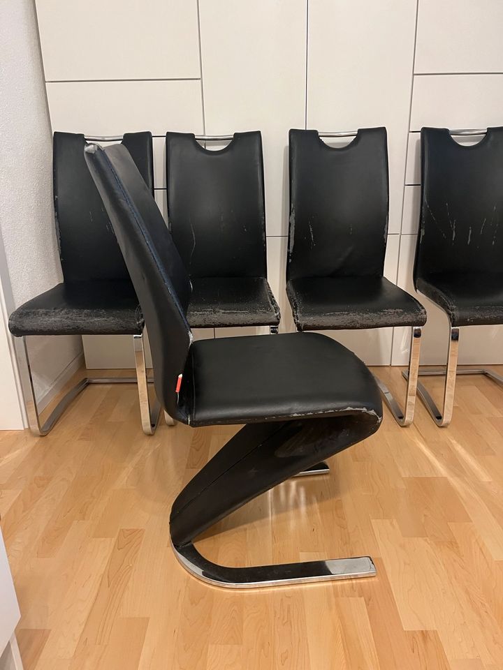 5x Freischwinger Stuhl zu verschenken in Karlsruhe