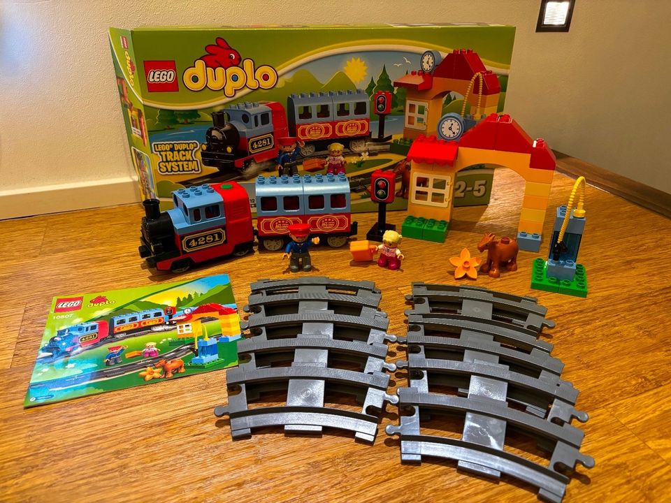 Lego DUPLO Eisenbahn Starter Set 10507, vollständig in Niederdorfelden