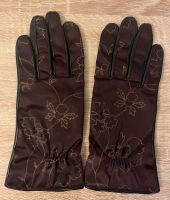 Roeckl Handschuhe Lederhandschuhe schwarz weinrot bordeaux Blumen Nürnberg (Mittelfr) - Nordstadt Vorschau