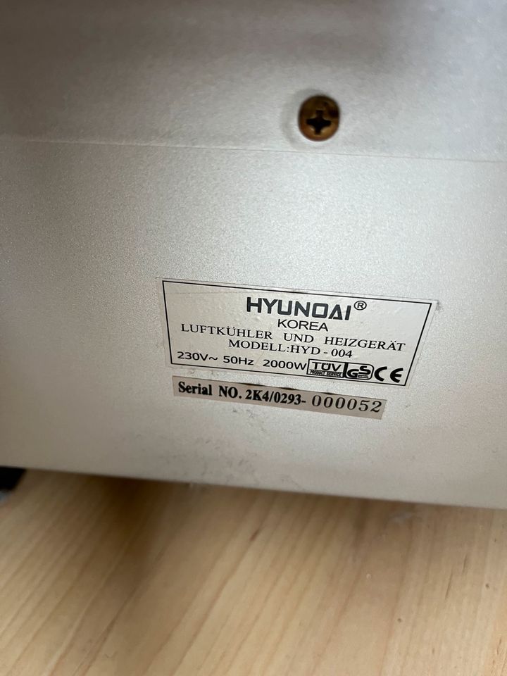 Hyundai Bio Mare Luftkühler und Heizgerät in Boostedt
