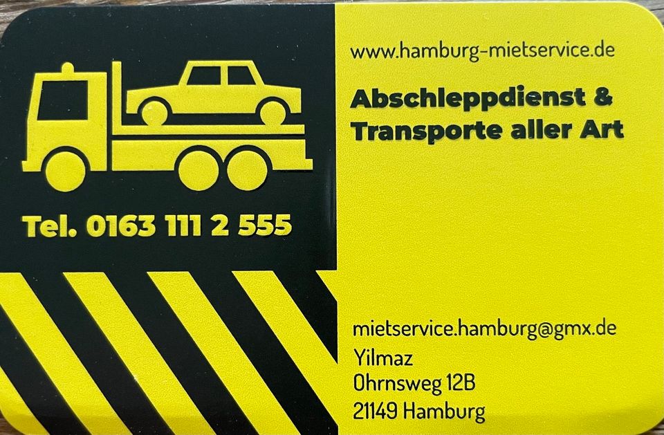 Autotransport Abschleppdienst Abschleppservice Überführung PKW in Hamburg