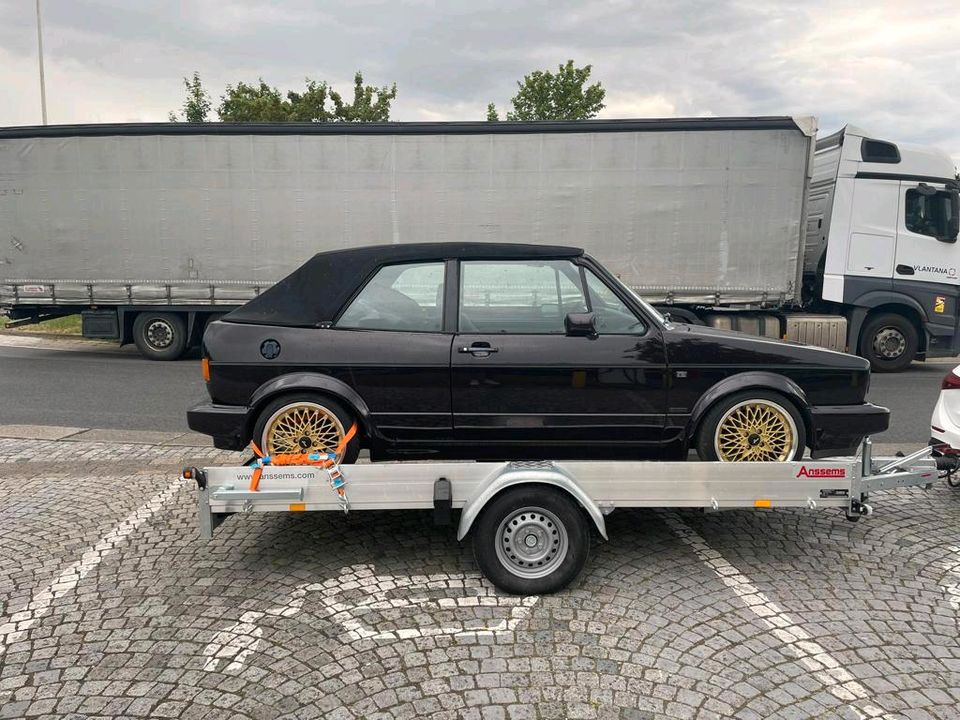 Abschleppanhänger kfz Pkw Anhänger mieten Verleih in Sulzbach (Saar)