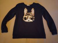 Pullover Pulli mit Pailletten Hase Gr 140 H&M Langarmtop Bayern - Jesenwang Vorschau