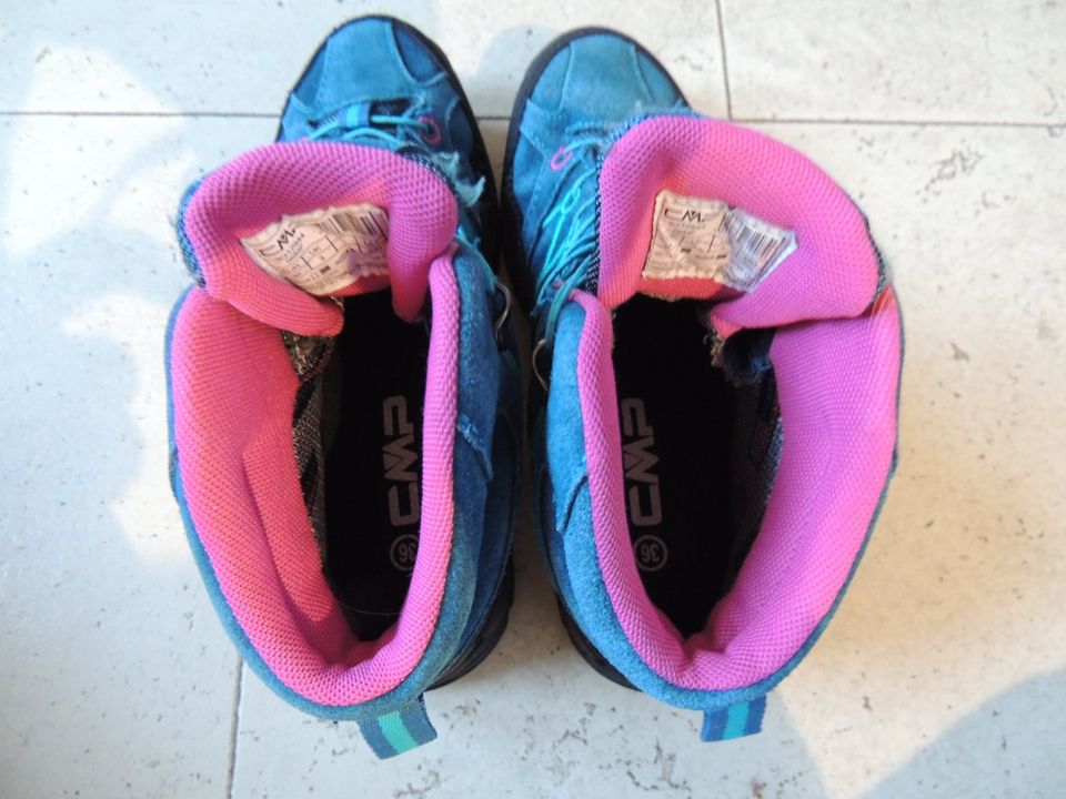 Outdoorschuhe Wanderschuhe CMP petrol pink Gr. 36 in Nauen