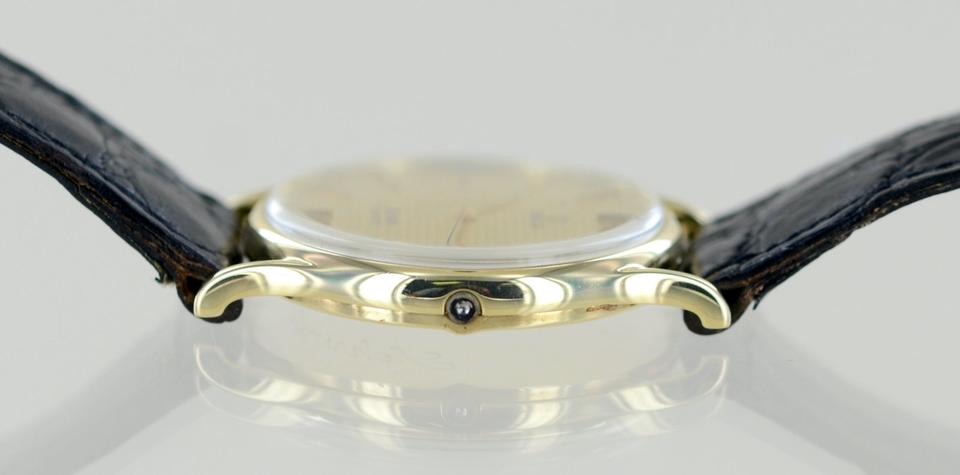Omega DeVille 191.0056 Gelbgold 14k Quarz Leder 32 mm no crown in Erkrath