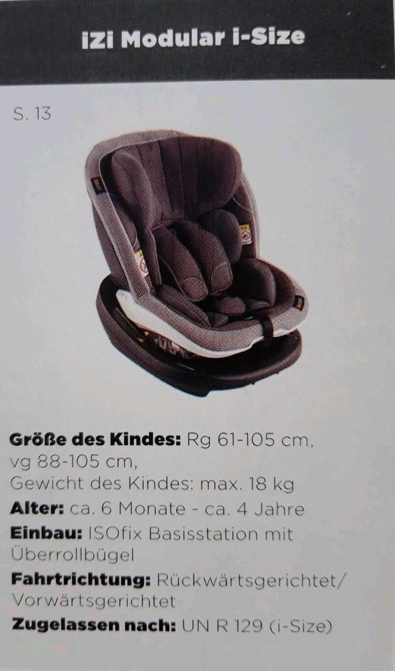 Autositz / Kindersitz  Be safe I size in Heidelberg