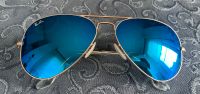 Rayban Sonnenbrille Aviator Gold blaues Glas Rheinland-Pfalz - Nickenich Vorschau