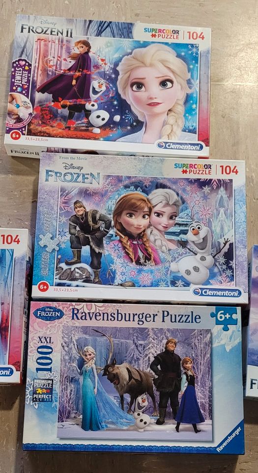 Puzzle Disney Frozen, v. Clementoni, Ravensburger  ab 5, 6 Jahren in Seligenstadt