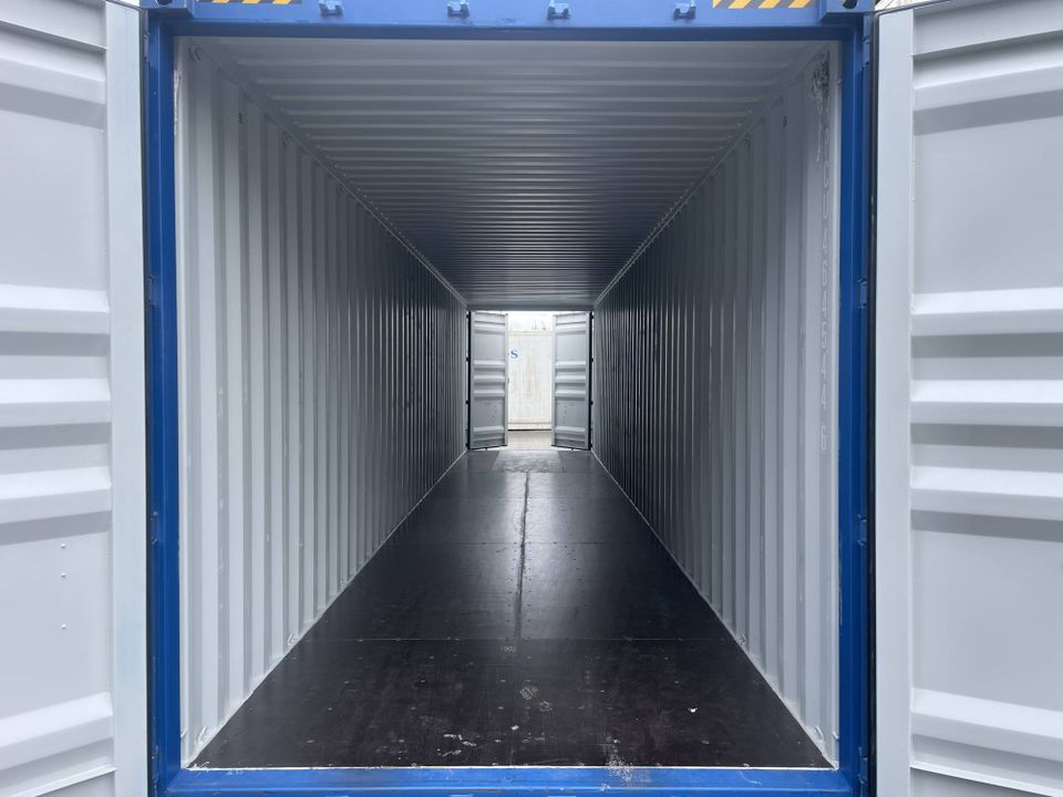 40’ Fuss HC DOUBLE DOOR TUNNEL 2024 / Lagercontainer Seecontainer Materialcontainer RAL 5010 in Hamburg