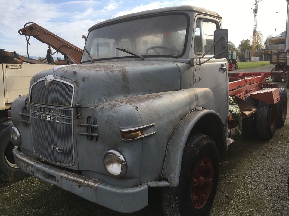 MAN LKW, Hauber, 15.215, 6x4, Oldtimer in Osterhofen