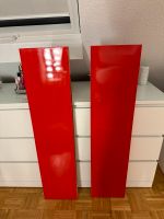 IKEA Wandregale hochglanz rot 2x Düsseldorf - Lichtenbroich Vorschau