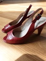 Pumps rote  Schuhe echtes Leder italienische Schuhe Bayern - Obertraubling Vorschau