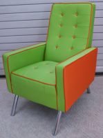 KARE Design Retro-Sessel Relaxsessel Sessel grün/orange (1)/B Thüringen - Gera Vorschau