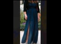 Abendkleid/Cocktailkleid blau Größe 40 Bayern - Ochsenfurt Vorschau