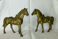 Paar Bronzeskulpturen Figuren Pferd. Gewicht 5,2 kg. Berlin - Rosenthal Vorschau