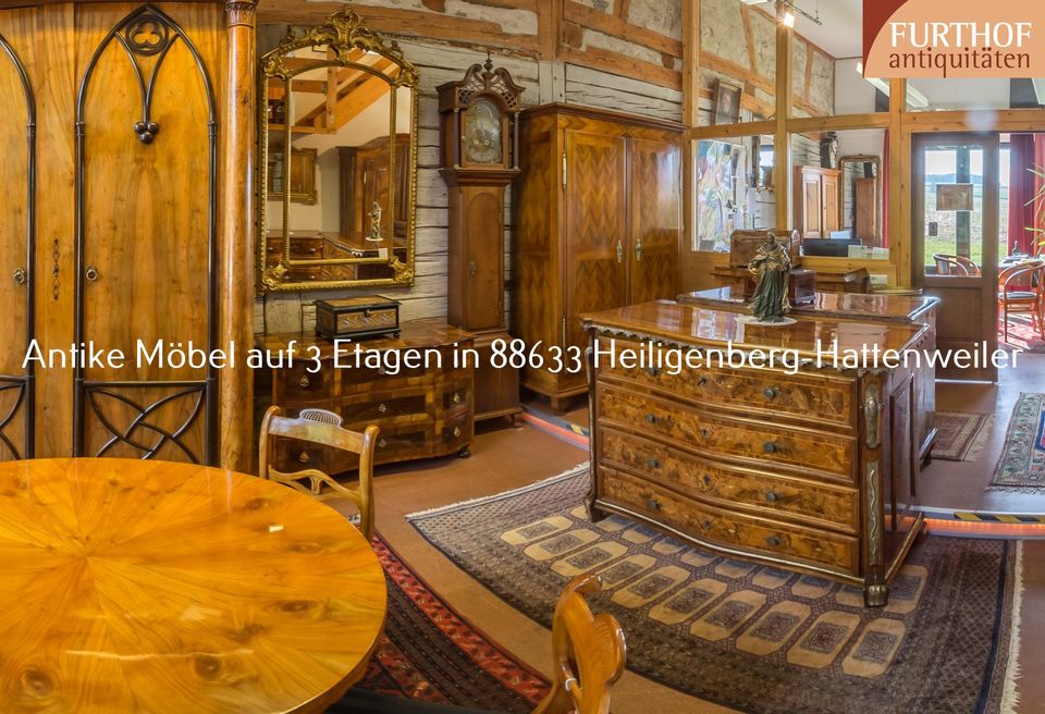 Ladentheke, 20er Jahre, antik, Vitrinenseite + Schubladen in Heiligenberg