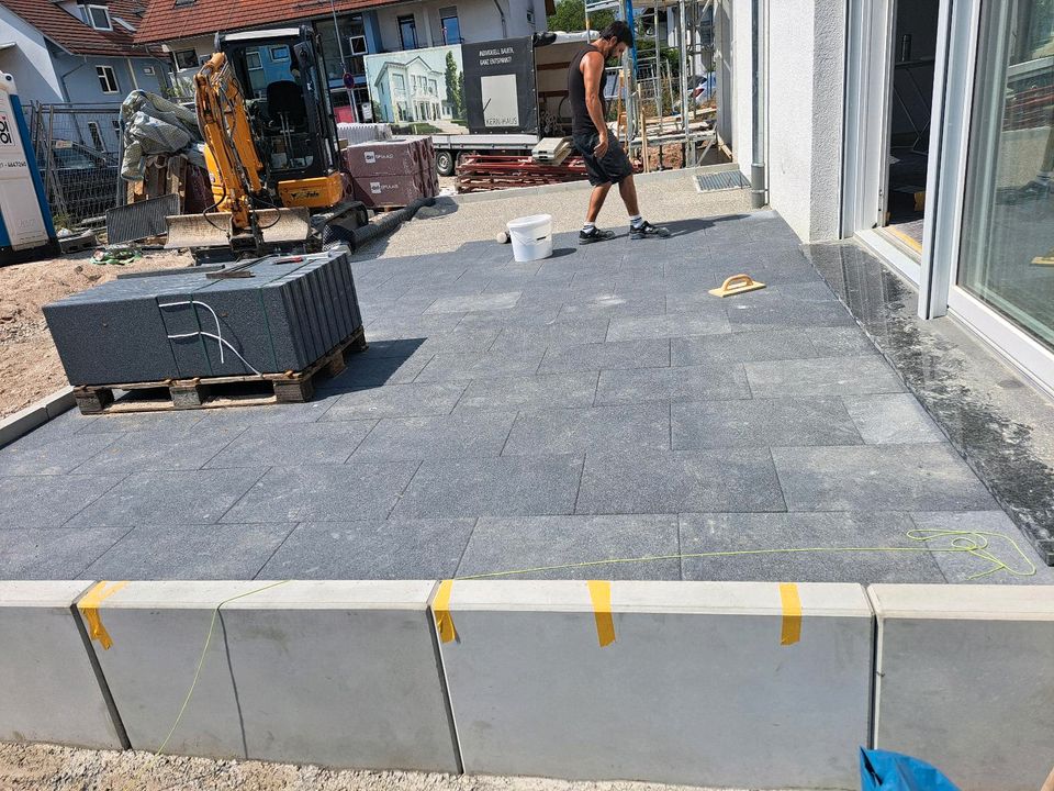 Winkelsteine/L steine verlegen/Anzeigen·pflastern terrasse in Dußlingen