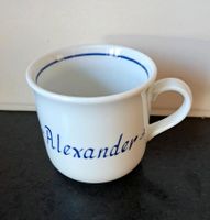 NEU! Alexander - Namentasse Tasse Porzellan im Hinterhof Baden-Württemberg - Weissach im Tal Vorschau