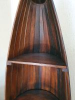 Bootsregal Vintage Holz groß Regal Boot dunkelbraun Holzboot Hessen - Korbach Vorschau