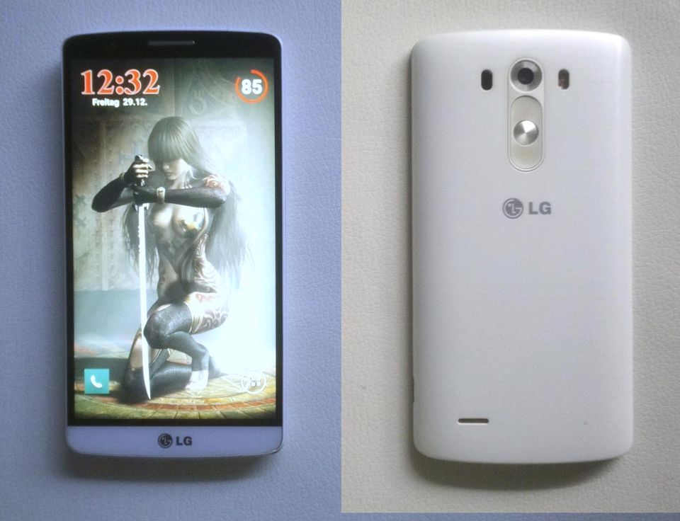 LG G3 Smartphone viel Zubehör neuwertig OVP weiß TOP in Stade