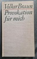 Volker Braun: Provokation für mich - Gedichte - 1965 Pankow - Prenzlauer Berg Vorschau