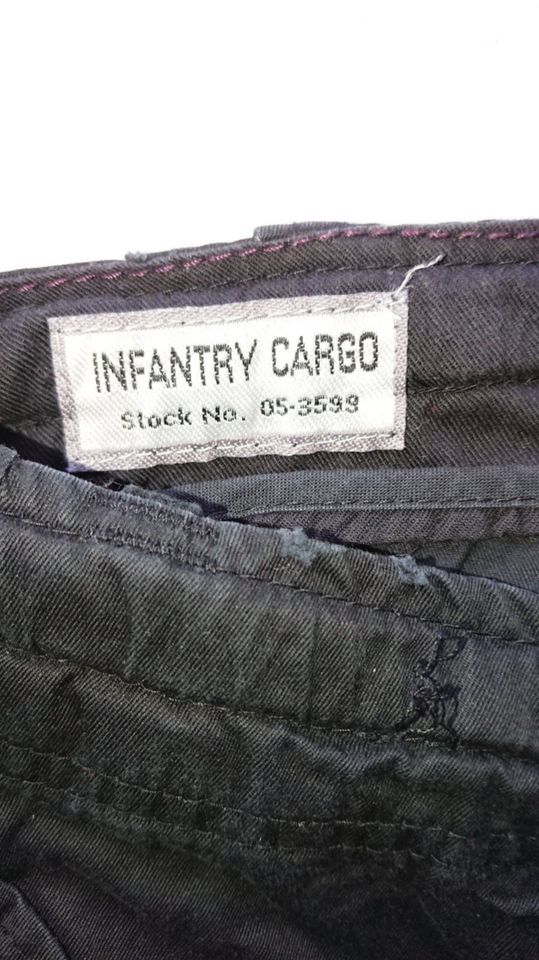 Infantry Cargo Hose schwarz Gr. S/36 in Dresden