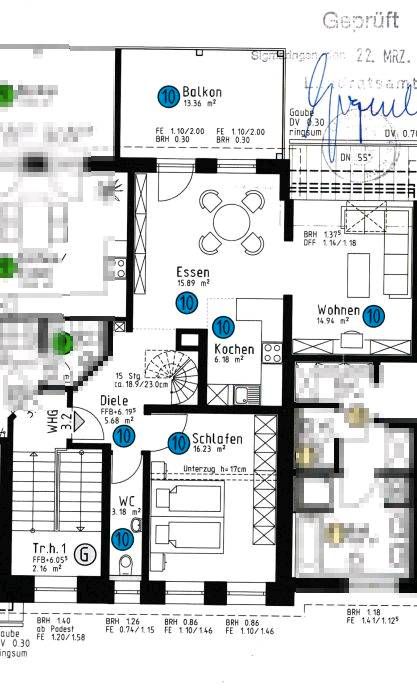 3,5 Zimmer Maisonette / Penthouse Wohnung im Grünen zu verkaufen in Neufra Hohenzollern
