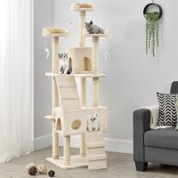 NEU * Katzen Kratzbaum * 170 cm * beige - weiss * NEU Nordrhein-Westfalen - Spenge Vorschau