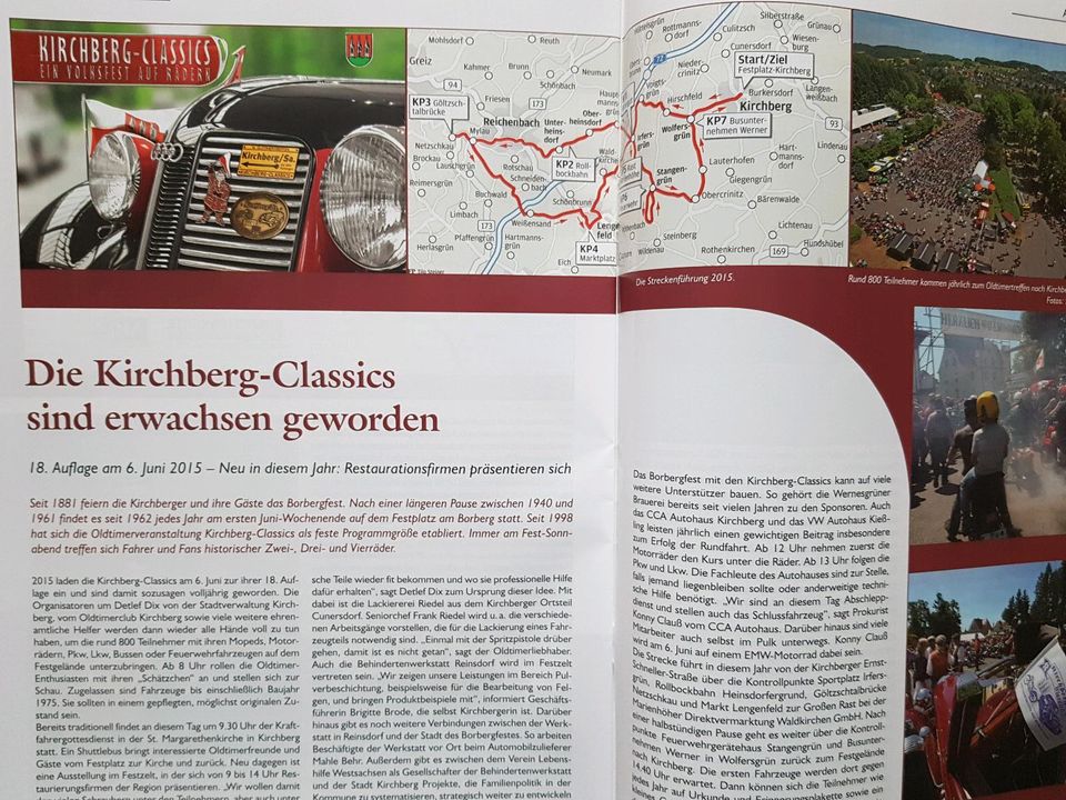 Horch Zeitschrift für Oldtimer Freunde  Nr. 2 /2011 und  1 /2015 in Frohburg