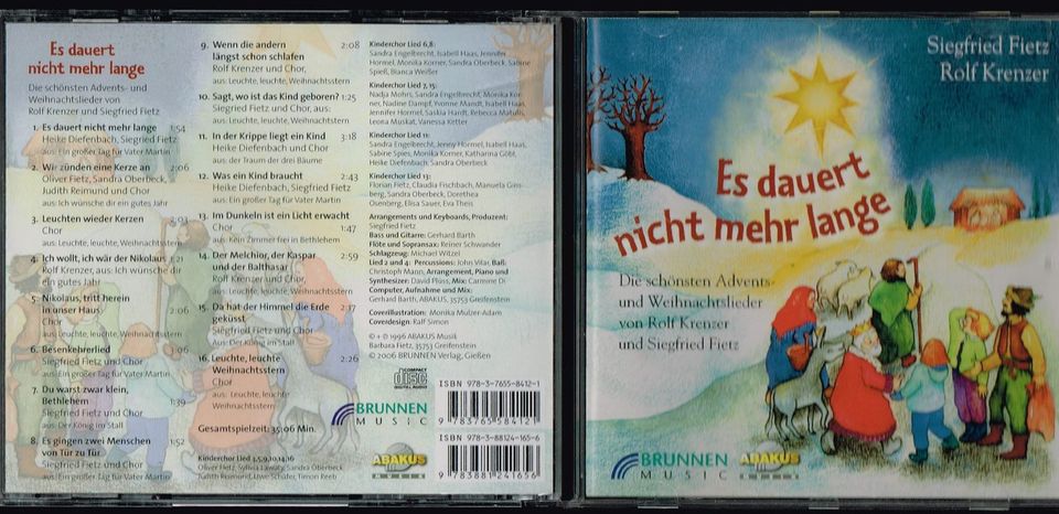 13 christliche Kinder-CDs -  Rinks, Heizmann, Hoffmann, Fietz ua in Suthfeld 