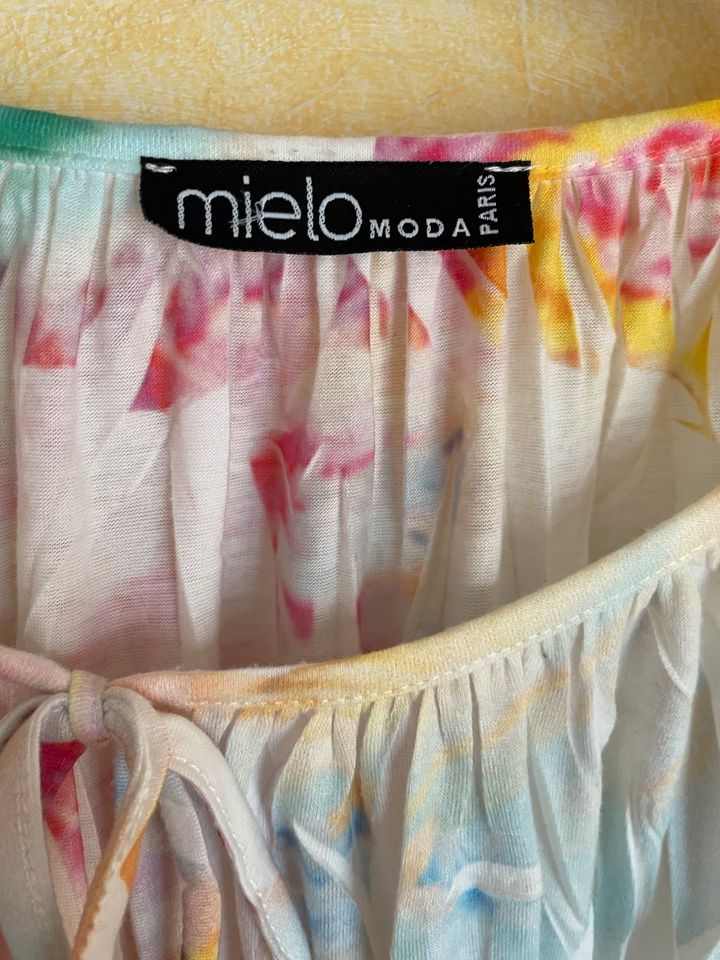 Mielo Moda Bluse Tunika Gr. L XL Blumen 3/4 Arm in Duderstadt