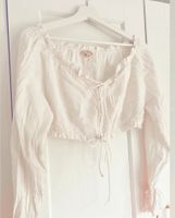 H&M cropped crop volant musselin leinen bluse boho blogger S/M Baden-Württemberg - Pforzheim Vorschau