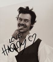 Harry Styles, tolles Autogramm auf einem riesen Foto! Mega! Baden-Württemberg - Friedrichshafen Vorschau