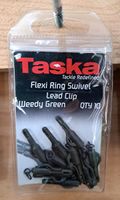 Taska Tackle Flexi Ring Swivel Lead Clip QTY 10 Weedy Green NEU!! Niedersachsen - Bad Bentheim Vorschau