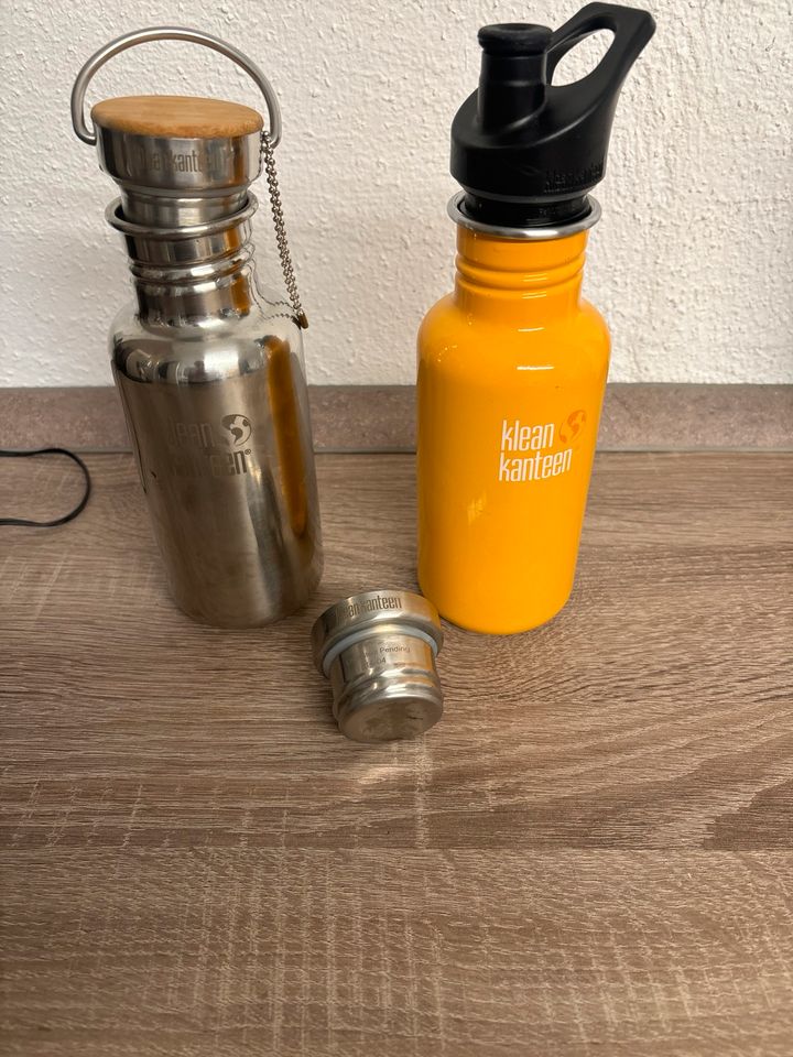 2 Klean Kanteen Trinkflasche aus Edelstahl. Sport Flasche in Mainz