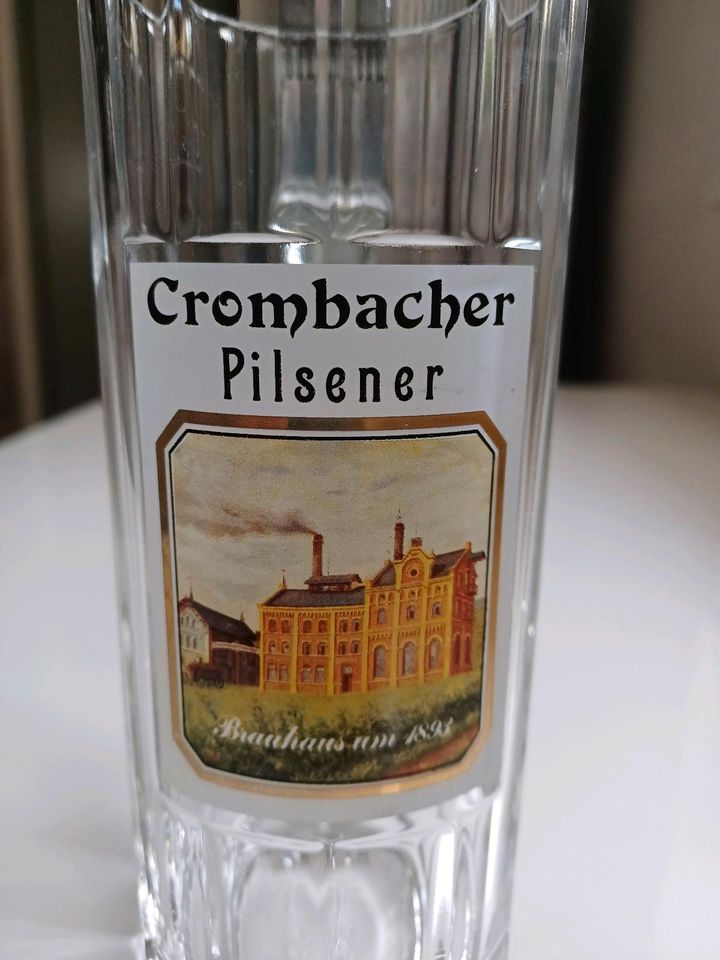 Crombacher Pilsener Bierkrug in Duisburg