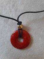 Halskette - Kordelkette mit rotem Stein - Modeschmuck - NEU - Nordrhein-Westfalen - Werl Vorschau