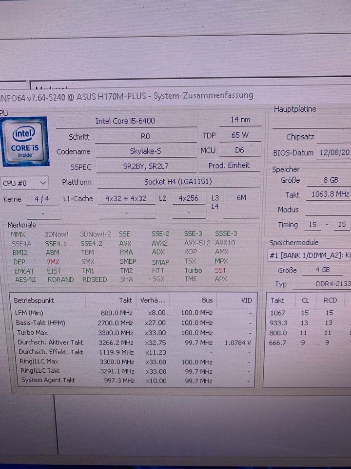 I5 6400 Nvidia Quadro 4000 in Zwingenberg