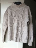 Pullover Zopfstrickmuster Pulli beige creme ecru S Reserved top Hannover - Vahrenwald-List Vorschau