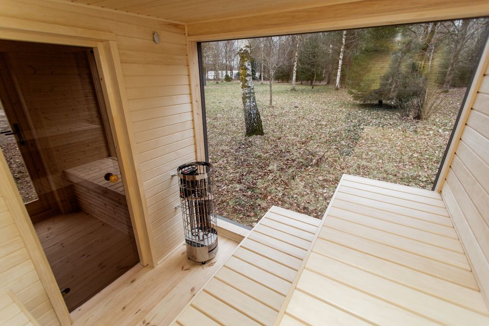 410x240 rahmensauna / Sauna / Gartensauna Mit Vorraum -15% in Berlin