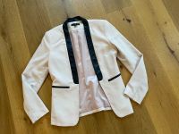 H&M Blazer Creme Gr 38 schwarzem Leder Imitat tailliert sexy Bayern - Waal Vorschau