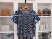 Zara T-Shirt Muster gemustert Boxy Kastig Paisley Patchwork grau Nordrhein-Westfalen - Essen-West Vorschau