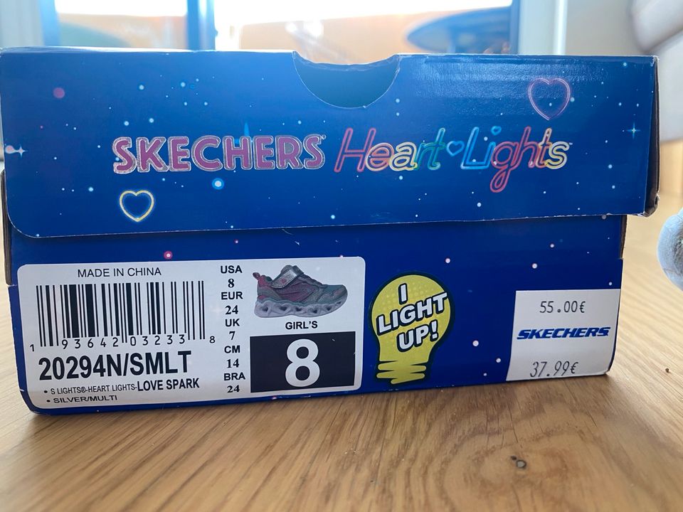 Kinder Schuhe - Sketchers - Gr. 24, blau-pink in München