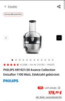 Philips Entsafter HR1921/20 Avance Collection 1100 Watt Bayern - Durach Vorschau