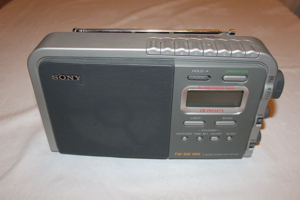 Sony Radio - Modell ICF-M770S - 3Band Transistorradio in Zeuthen